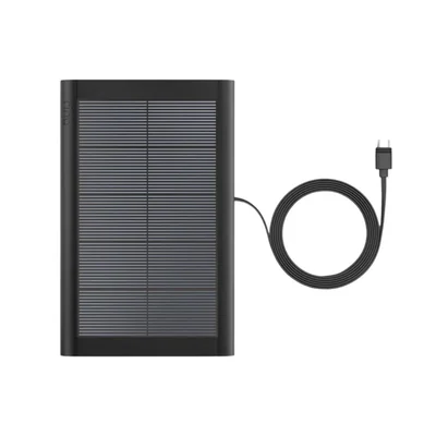 Panel Solar Pequeño USB-C Ring Negro