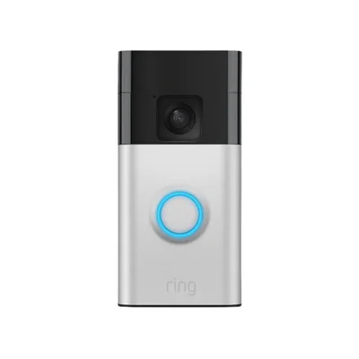 Timbre con Cámara Inalámbrico Ring Níquel Satinado
