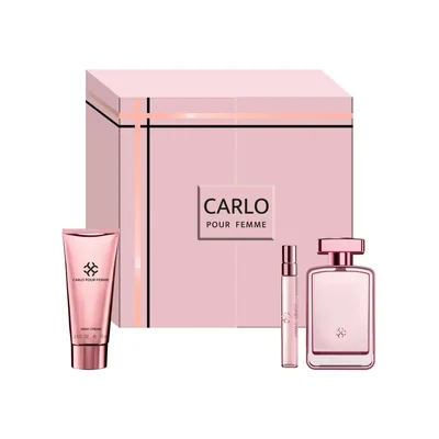 Set De Fragancia Carlo Corinto Pour Femme Eau de Parfum 90 Ml Para Dama