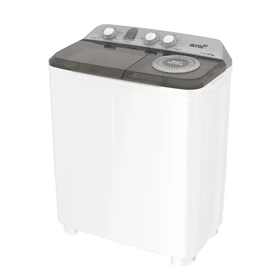 Lavadora Acros Dos Tinas 10 Kg Blanca