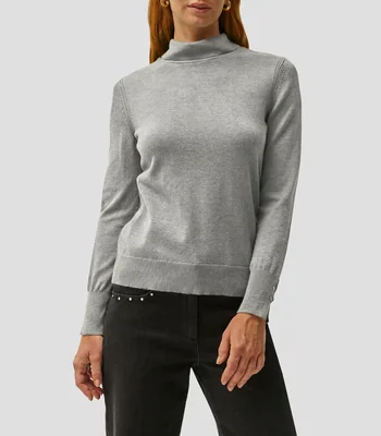 Suéter cuello alto Mujer