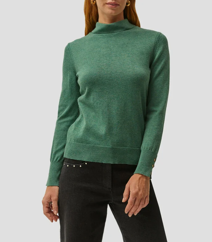 Suéter cuello alto Mujer