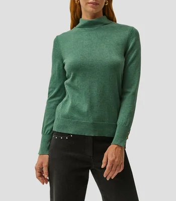 Suéter cuello alto Mujer