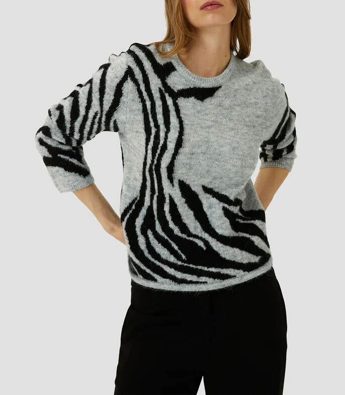 Suéter cuello redondo Mujer