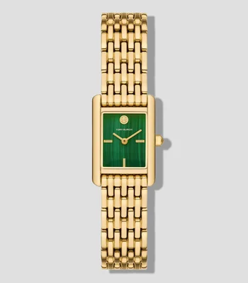 Reloj para Mujer The Eleanor Casual Verde, Dorado