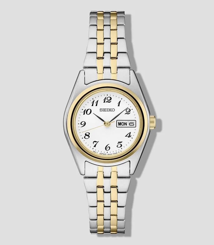 Reloj para Mujer Essentials casual Blanco, Dorado