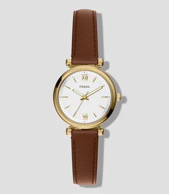 Reloj para Mujer Carlie Casual Blanco, Dorado