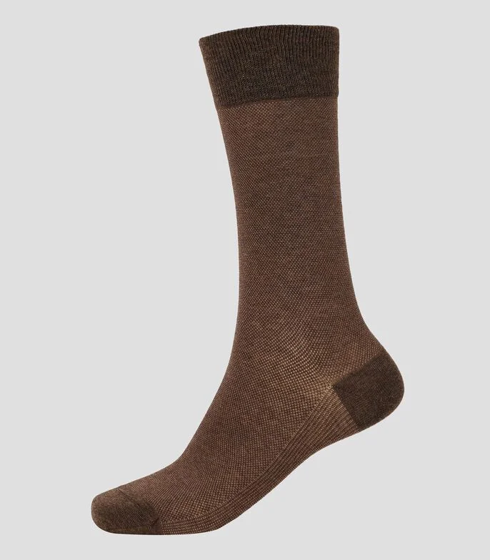 Calcetines crew microdiseño Hombre