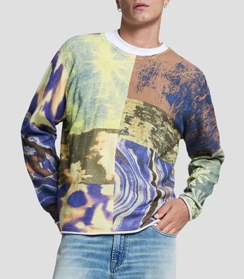 Suéter cuello redondo Hombre