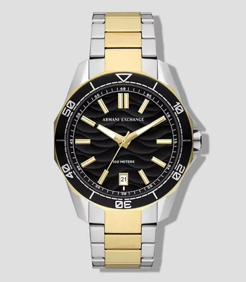 Reloj para Hombre De Vestir Plateado, Negro