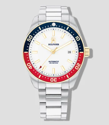 Reloj para hombre TH85 Casual, Plateado, Dorado