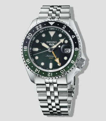 Reloj para Hombre 5 Sports casual Verde, Plateado