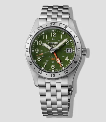 Reloj para Hombre 5 Sports casual Verde, Plateado