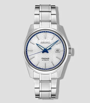 Reloj para Hombre Presage casual Plateado
