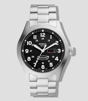Reloj para Hombre Defender Casual Plateado