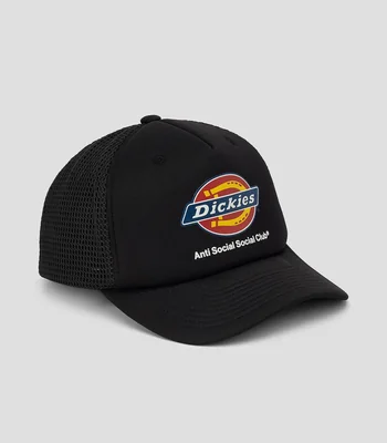 Gorra negra estampada Hombre