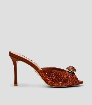 Sandalias con tacón alto de aguja Mujer