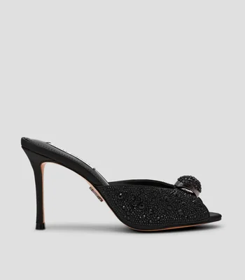 Sandalias con tacón alto de aguja Mujer