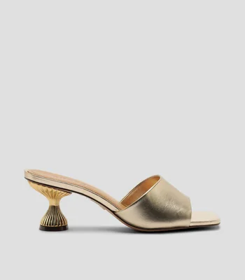 Sandalias con Tacón Delgado Alto Mujer