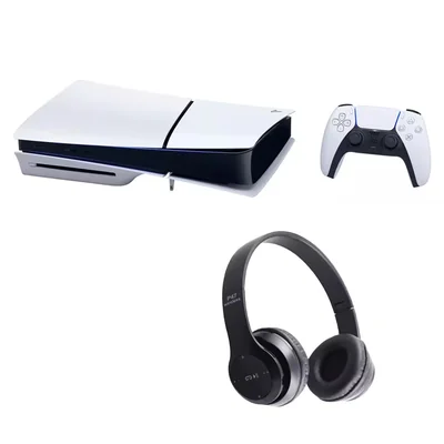 Consola Playstation 5 Slim Físico 1tb + Audífonos Bluetooth