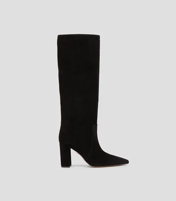 Botas con tacón medio media luna Mujer