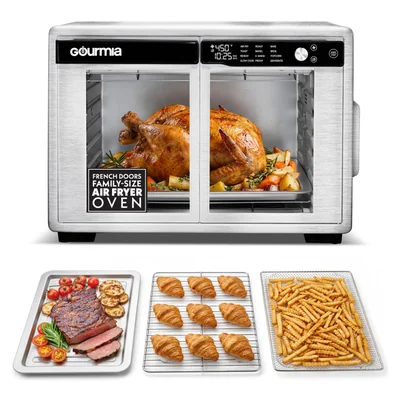 Horno Digital Gourmia Fryforce Xl 37 Cuartos Galón Multicolor 12 Ajustes Preestablecidos