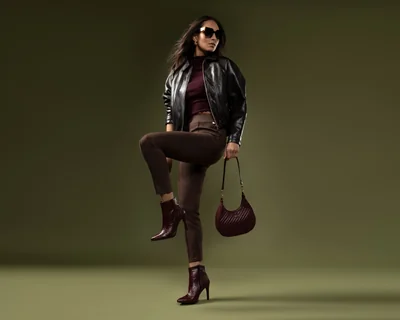 Leggings Cafés Jennifer Lopez para Mujer