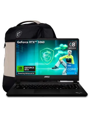 Laptop gamer cyborg 15 c13wfo-408mx 15.6 pulgadas full hd intel core i5 nvidia geforce rtx 5060 16 gb ram 512 gb