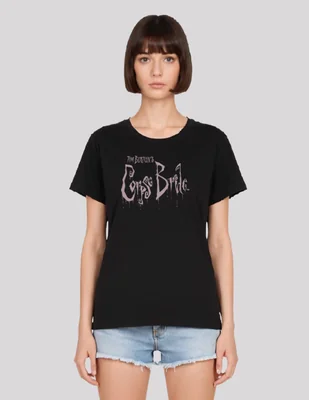 Playera manga corta cuello redondo mujer