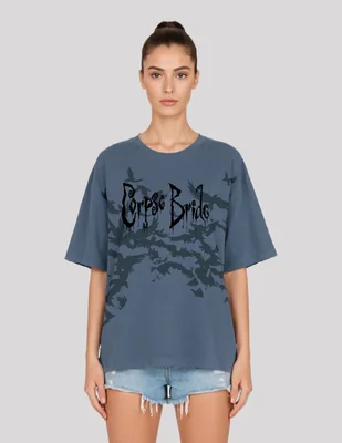 Playera manga corta cuello redondo mujer