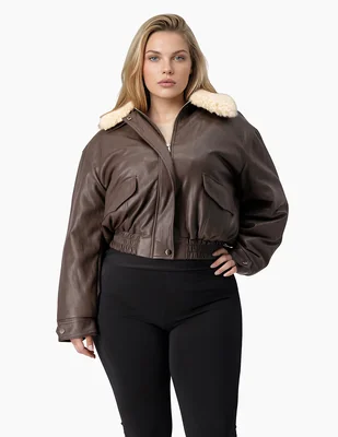Chamarra acolchada para mujer
