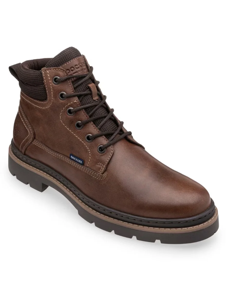 Bota de piel para hombre