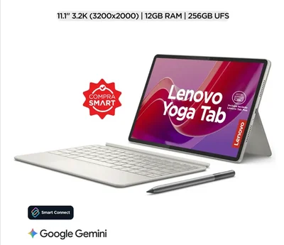 Tablet Yoga Tab 11,1 3.2k 12gb 256gb Pluma Y Teclado Concha