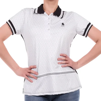 Playera Polo Estampada Logo Bordado Royal Polo Club para Mujer