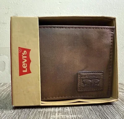 Cartera Billetera Para Hombres Color Marrón Piel