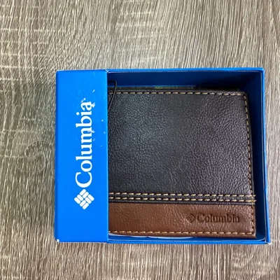 Columbia Cartera Billetera Estilo Casual Para Hombres Doble Tonalidad