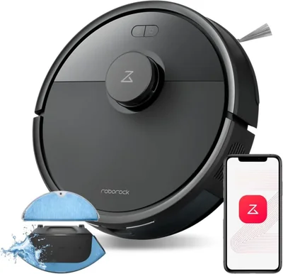 roborock Q7 L5 Robot aspiradora y trapeador, succión de 8,000 Pa, Sistema Doble Antienredos, navegación LiDAR