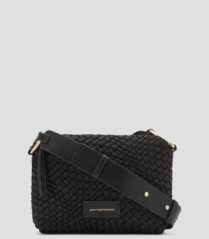 Bolsa Crossbody con microdiseños Mujer