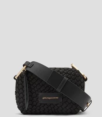 Bolsa shoulder con detalle trenzado Mujer