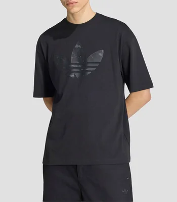 Playera cuello redondo manga corta estampada Camo Hombre
