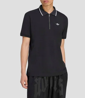 Playera tipo polo manga corta lisa Hombre