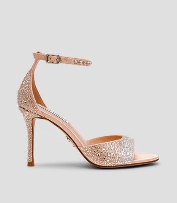 Sandalias con tacón alto de aguja Mujer