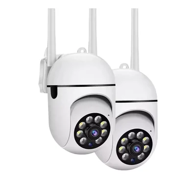 Cámara De Vigilancia Exterior Blanco