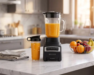 Licuadora Black+Decker Pulverix 12 Velocidades con Vaso de Vidrio y Vaso con Tapa