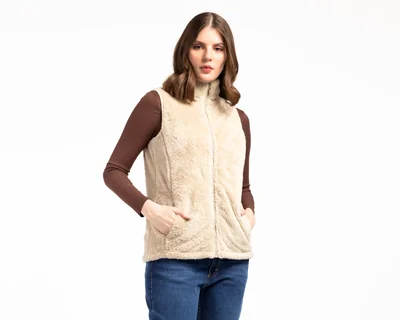 Chaleco Afelpado Lady Sun para Mujer
