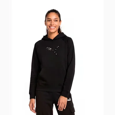 Sudadera con capucha para mujer Sequin Essentials