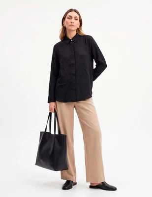 Blusa manga larga para mujer