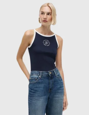 Playera manga Sin colección cuello Redondo para mujer
