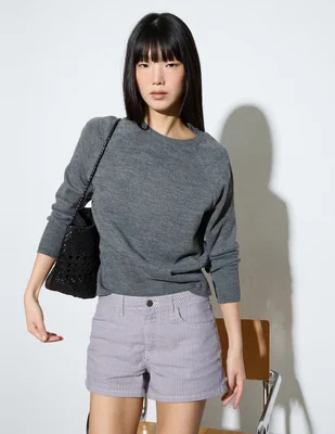 Suéter cuello redondo para mujer
