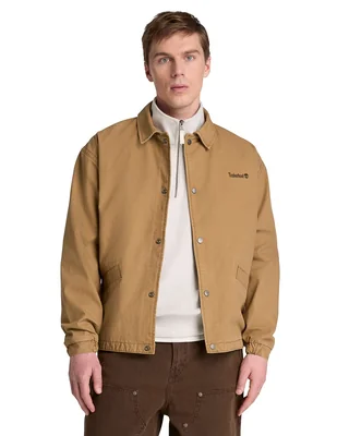 Chamarra casual Coach Jacket con bolsillos para hombre